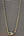 Eminem - Hockey Mask Diamond Pendant & Chain (Gun Metal) 20 inch Chain