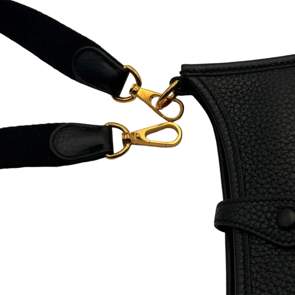 Hermès Taurillon Clemence Evelyne TPM Black (Like new) YCG94G3