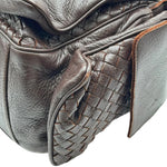 Load image into Gallery viewer, Bottega Ebano Leather Cervo Cocker Hobo Bag (HD48CQR)
