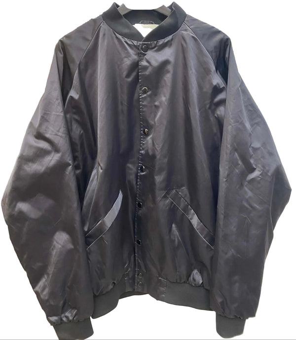 Kanye West Pablo Pop-Up Satin Bomber Jacket Black