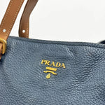 Load image into Gallery viewer, Prada Blue Vitello Daino Grained Leather (Pre-owned) DRYC27Q
