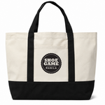 Load image into Gallery viewer, Shoegame Manila Tote Bag White Black

