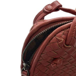 Load image into Gallery viewer, Bottega Veneta Burgundy Intrecciato Woven Nappa Leather Nodini Crossbody Bag (Pre-owned) X4MVWTT
