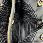 Load image into Gallery viewer, Prada Shopping Tote Bag Nylon Black Gold (Pre-owned) 29H47JX
