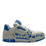 Load image into Gallery viewer, Louis Vuitton x Yayoi Kusama Trainer White Blue (Pre-owned)
