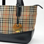 Load image into Gallery viewer, Burberry Haymarket Check Canvas Tote Bag (Like new)
