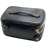 Load image into Gallery viewer, Chanel Lambskin Vanity Case in Black Leather (Pre-owned) T89KB46
