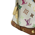 Load image into Gallery viewer, Louis Vuitton White Monogram Multicolore Canvas Alma PM Bag (Pre-owned) GCM4DQB
