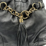Load image into Gallery viewer, Gucci Black Leather Sienna Tote Bag (Pre-owned) H8RKTTC
