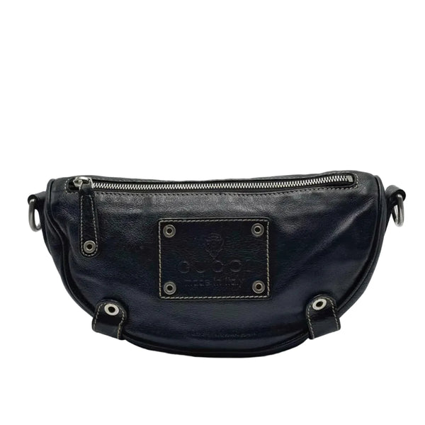 Gucci Leather Shoulder Bag Black (Like new) GB8RJDX