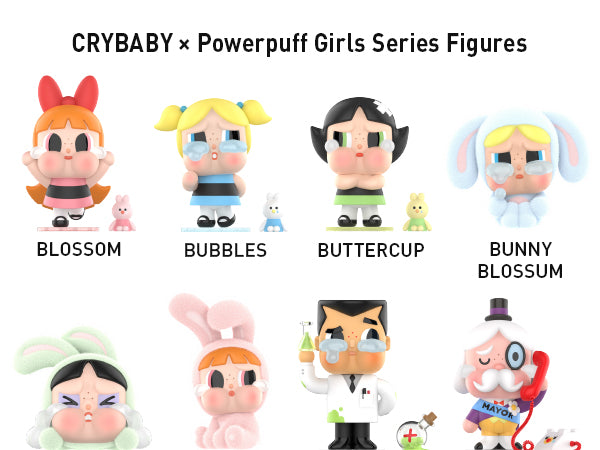 Pop Mart CRYBABY × Powerpuff Girls Series Figures (Sold PER PIECE)