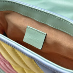 Load image into Gallery viewer, Gucci Multicolored Quilted Leather Marmont Mini Top Handle Bag (Like new) 6G2C7WM
