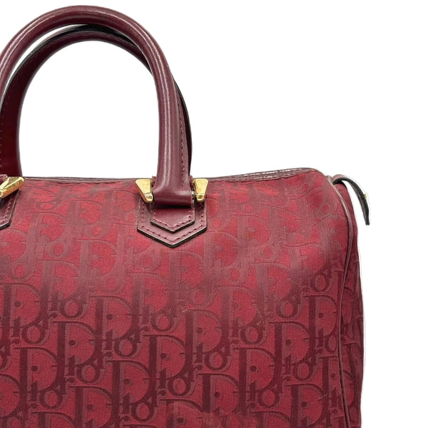 Christian Dior 1990-2000 Diorissimo Trotter Canvas Boston Bag (Pre-owned) 9JTRCH6