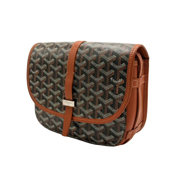 GOYARD Belvedere PM Black & Tan (Like new) Q8BY7M