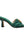 Gucci Nappa Matelasse GG Marmont 75mm Slide Sandals Emerald (Pre-owned)