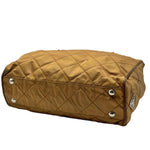 Load image into Gallery viewer, Prada Quilted Beige Nylon Silver Chain Shoulder Bag (Like new) DQR6XQV

