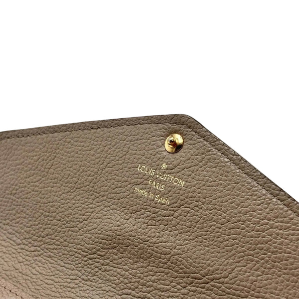 Louis Vuitton Turtledove Monogram Empreinte Leather Sarah Wallet (Pre-owned)