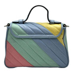 Load image into Gallery viewer, Gucci Multicolored Quilted Leather Marmont Mini Top Handle Bag (Like new) 6G2C7WM
