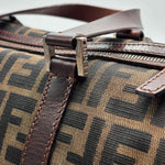Load image into Gallery viewer, Fendi Brown Zucca Canvas Boston (Pre-owned) W8CGB6J
