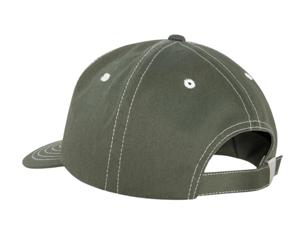Stussy MD INT. Crown Strapback Cap Dark Olive