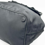 Load image into Gallery viewer, Prada Jacquard Bow-Embellished Nylon Reversible Handbag (Pre-owned) W74CB4R
