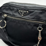 Load image into Gallery viewer, Prada Nylon Camera/Shoulder Bag Black (Pre-owned)
