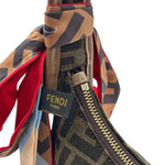 Load image into Gallery viewer, Fendi Fabric Jacquard Vitello Grace FF 1974 Mini Fendessence Shoulder Bag Tobacco Moro Ebano (Like new) 4BW2Y6R
