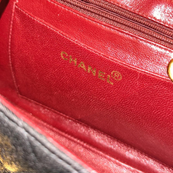 Chanel Matelasse 2.55 Cotton Handbag Black (Pre-owned) 73V2CD3