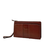 Load image into Gallery viewer, Burberry Leather Shadow Horse Clutch Bag Brown (Pre-owned)
