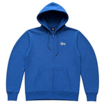 Load image into Gallery viewer, Stussy Basic Zip Hoodie Blue
