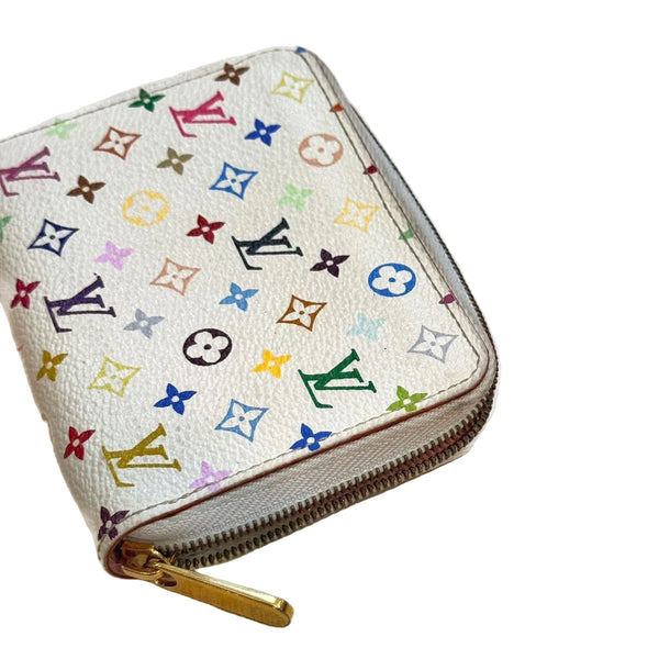 Louis Vuitton Monogram Multicolore Canvas Zippy Coin Purse (Pre-owned) CMGX8VY (Takashi Murakami)