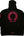 Chrome Hearts Horseshoe Floral Cross Sleeve Zip Up Hoodie Black Pink