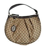 Load image into Gallery viewer, Gucci Beige/Brown GG Canvas Medium Sukey Hobo (Pre-owned) 9X9Y2WG
