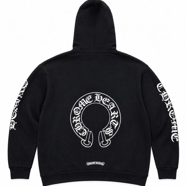 Chrome Hearts  Matty Boy Back Horseshoe Chomper Pullover Hoodie
