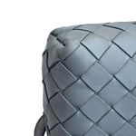 Load image into Gallery viewer, Bottega Veneta Nappa Intrecciato Nodini Mini Crossbody Grey (Pre-owned) KJ2C8R9
