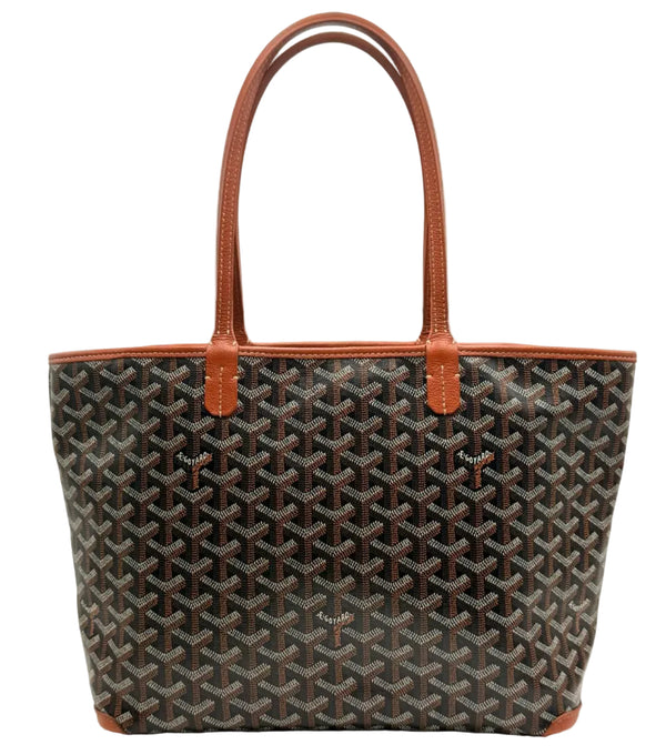 Goyard Artois PM Bag Black & Tan (Like new) VTQMJ6C
