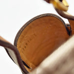 Load image into Gallery viewer, Gucci Monogram  Scamosciato Horsebit Platform Slingback Mules Beige Ebony New Acero (Fitted)

