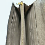 Load image into Gallery viewer, Louis Vuitton Turtledove Monogram Empreinte Leather Sarah Wallet (Pre-owned)
