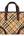 Burberry Nova Check Shadow Horse Handbag Tote Bag Brown Beige Leather (Pre-owned)