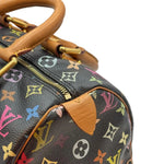 Load image into Gallery viewer, Louis Vuitton x Takashi Murakami Black Monogram Multicolor Speedy 30 Bag  (Pre-owned)
