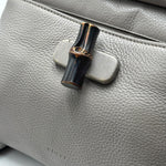 Load image into Gallery viewer, Gucci Small Leather Bamboo Daily satchel (Pre-owned) 2J7Y9QX
