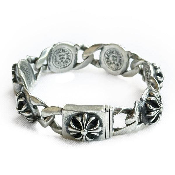 Chrome Hearts Cross Link Silver 5 Link