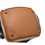 Load image into Gallery viewer, Burberry Saddle Brown Canvas Check Medium Susanna Hobo Bag (Pre-owned) 9YK3D39
