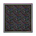 Load image into Gallery viewer, Louis Vuitton x Takashi Murakami Monogram Multicolor Square 90 Black (Framed)

