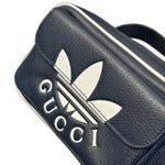 Load image into Gallery viewer, Gucci x Adidas Textured Dollar Calfskin Belt Bag Black (Pre-owned)
