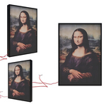 Load image into Gallery viewer, Virgil Abloh x IKEA MARKERAD &quot;MONA LISA&quot; Backlit Artwork Multicolor
