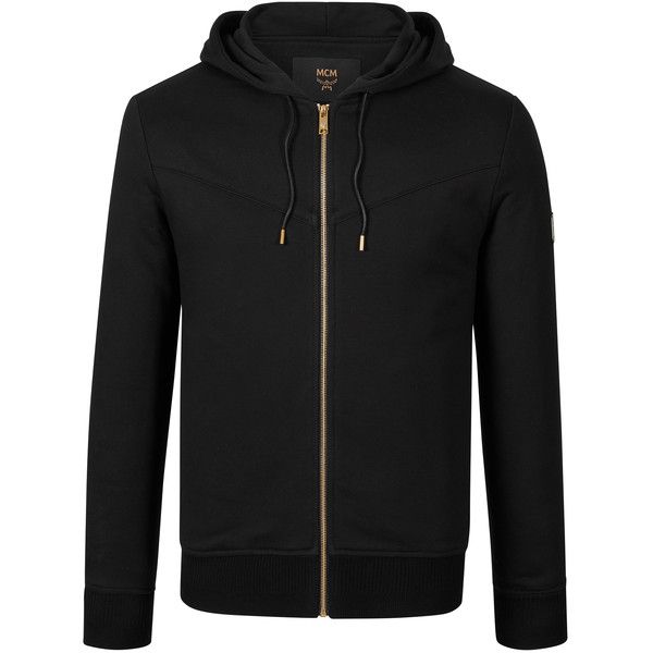 MCM Zip Up Hoodie Black