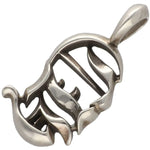 Load image into Gallery viewer, Chrome Hearts CH Vertical Logo Silver Pendant
