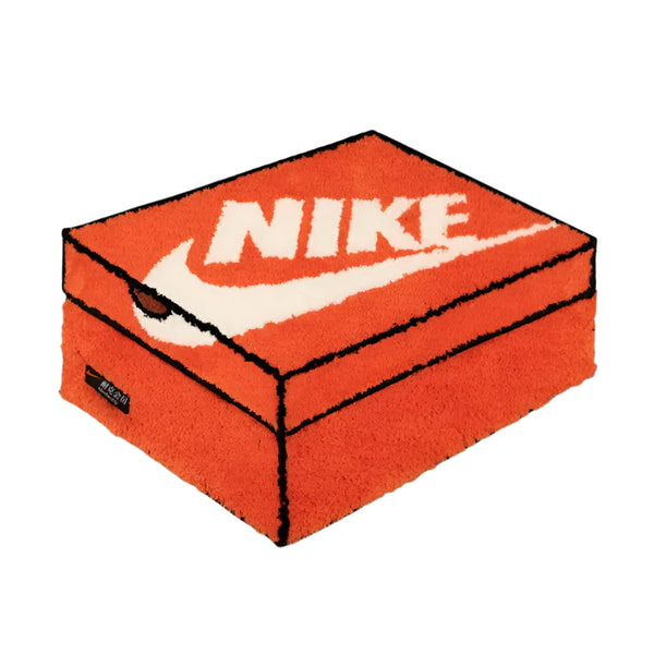 Nike Classic Shoe Box DIY Collage Shaped Floor Mat Carpet