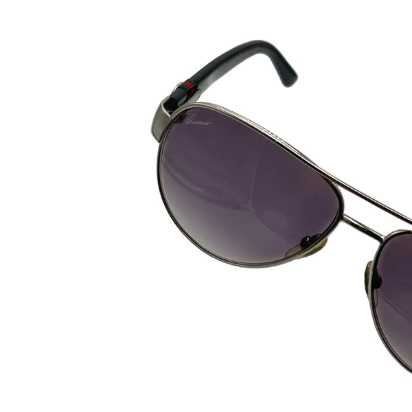 Gucci Aviator Metallic Sunglasses (Like new)